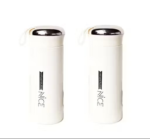 NICE HM001 400ml Glass Inner Plastic Outer Bottle, Leak-Resistant Cap, Minimal Design, for Kids/School/Home and Kitchen Use - Image 4