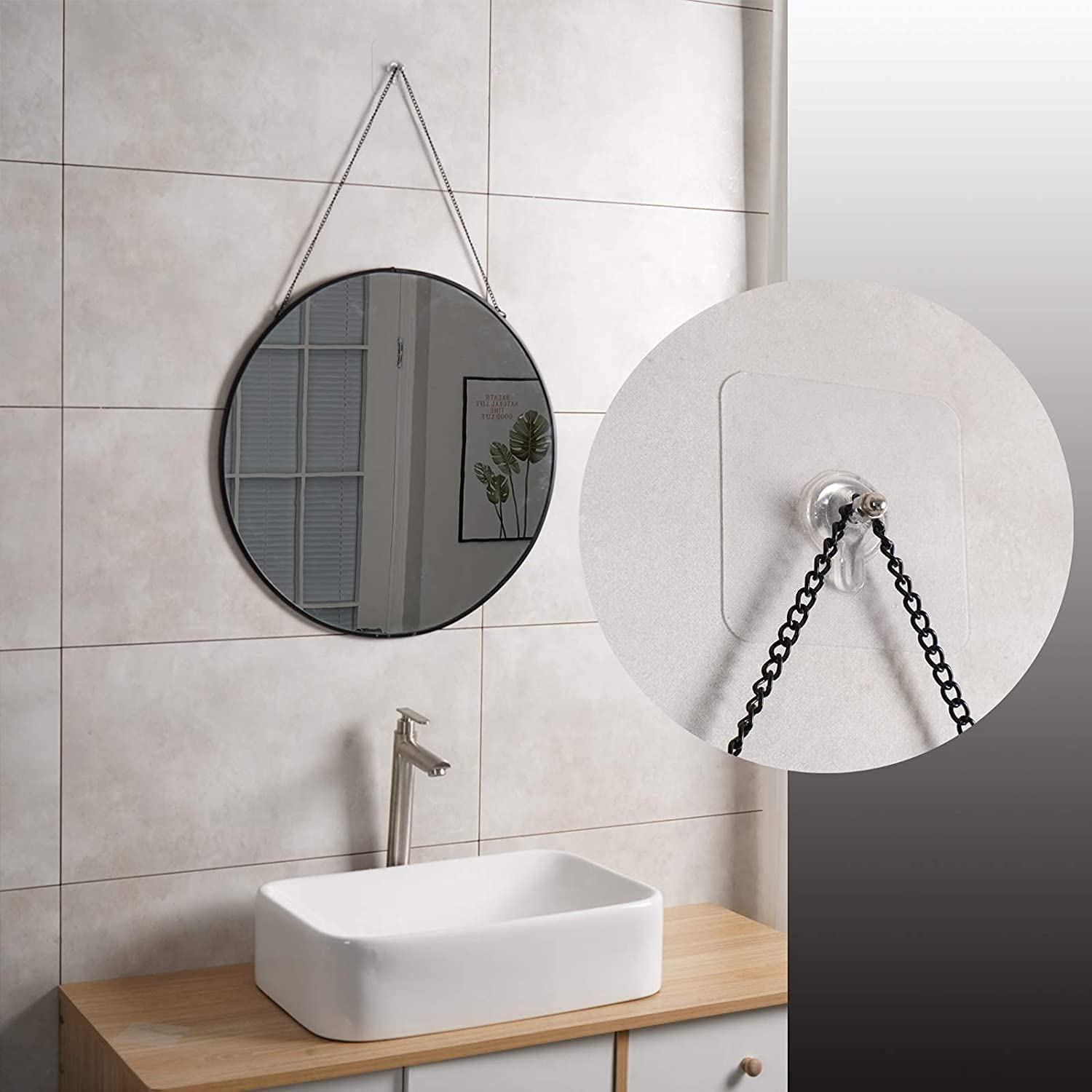 Digihollix HM002 10 Pcs Transparent Adhesive Wall Hooks - Heavy Duty, Waterproof, No Drill, Nail-Free Hooks for Home, Kitchen & Bathroom - Image 3